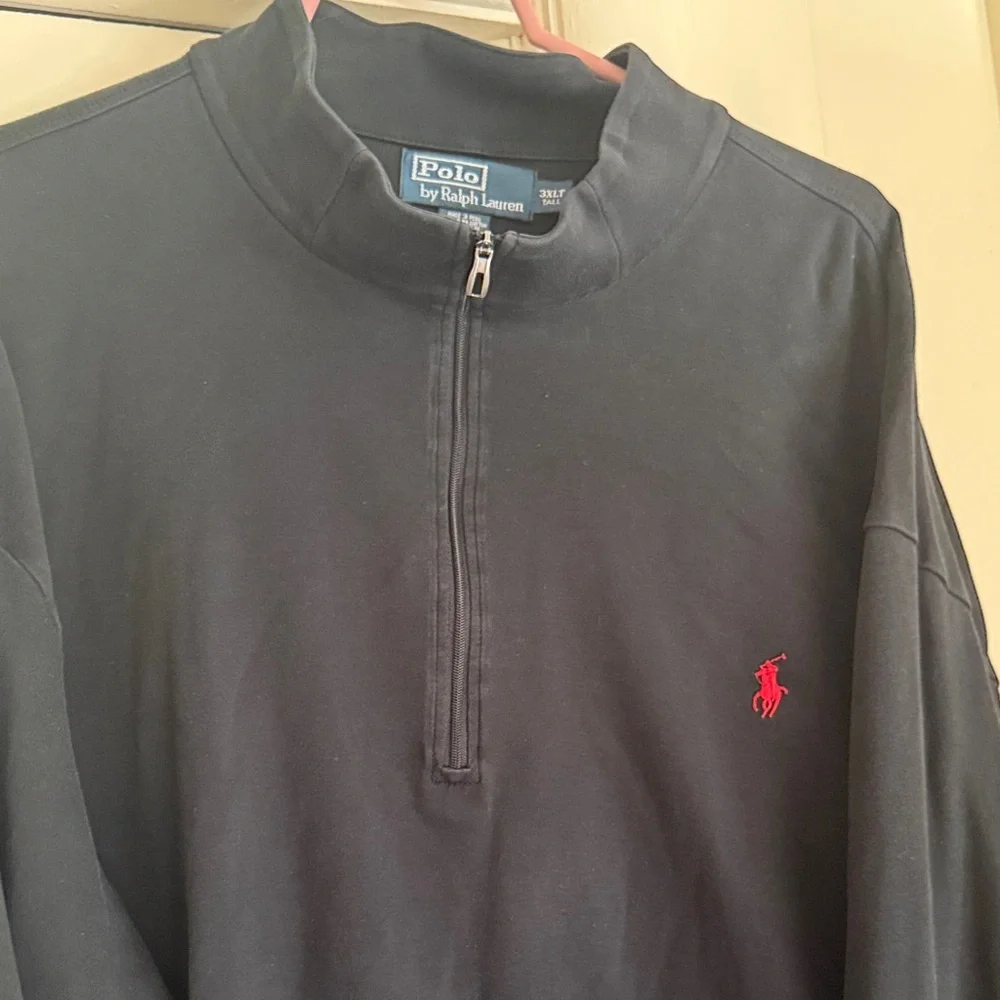 Polo by Ralph Lauren Black Quarter-Zip Sweatshirt